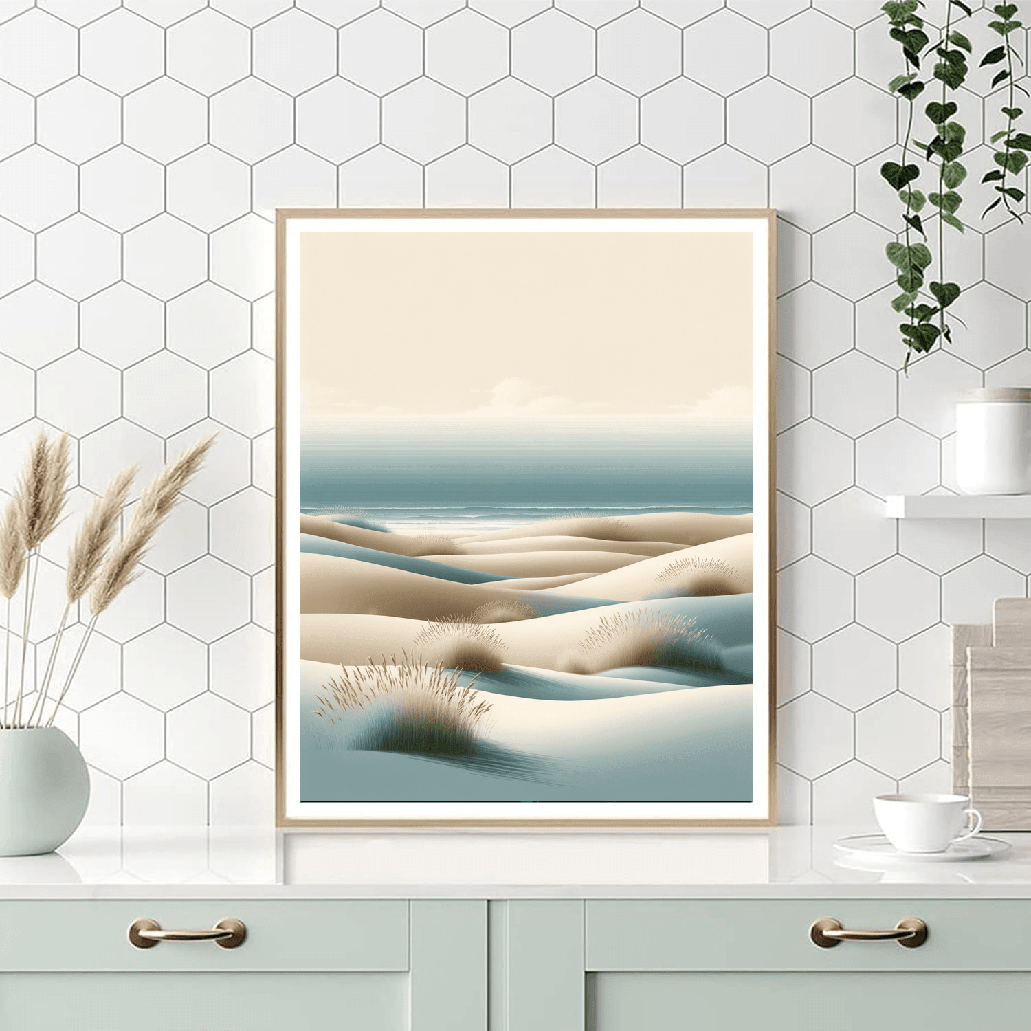 Peaceful Coastal Dunes Paint By Number