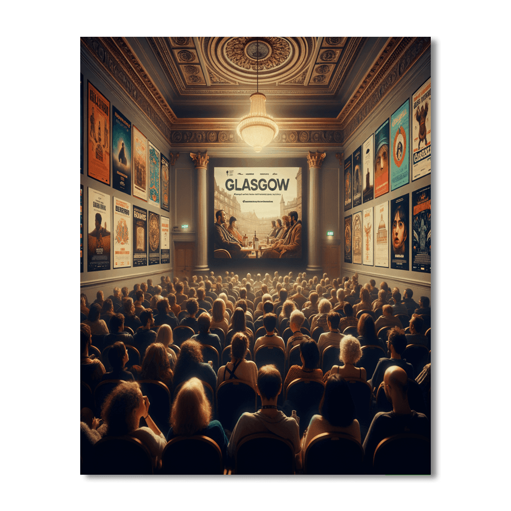 Glasgow Film Festival Paint By Numbers Kits