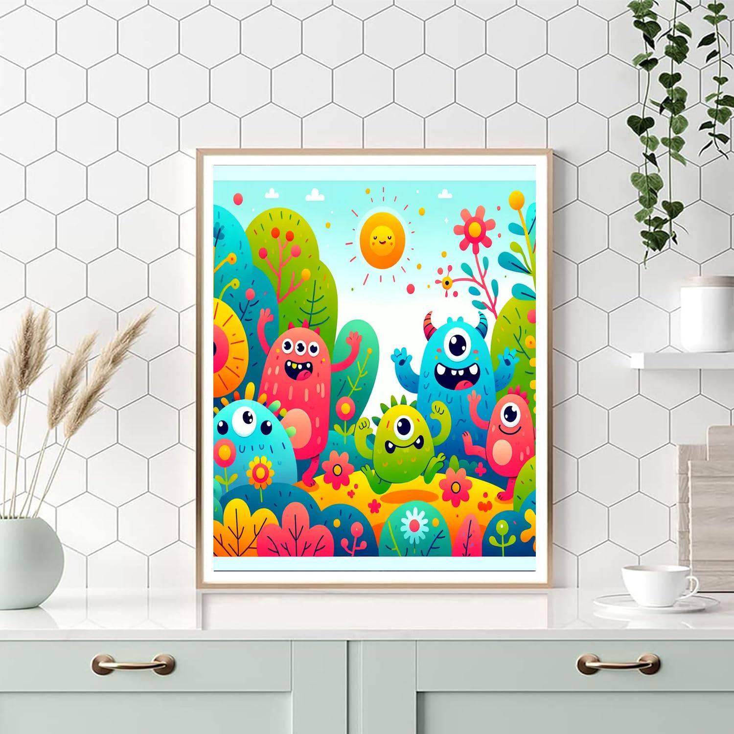 Magical Monsters Numbered Painting Kits