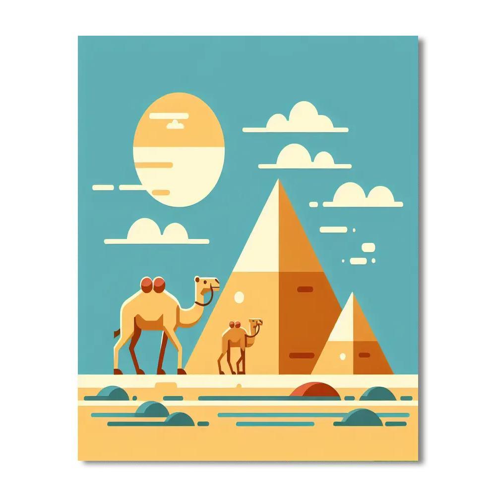 Desert Expedition Number Painting