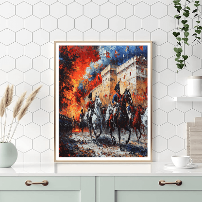 Eugene Delacroix Inspired Historic Journeys  Numbered Painting Kits