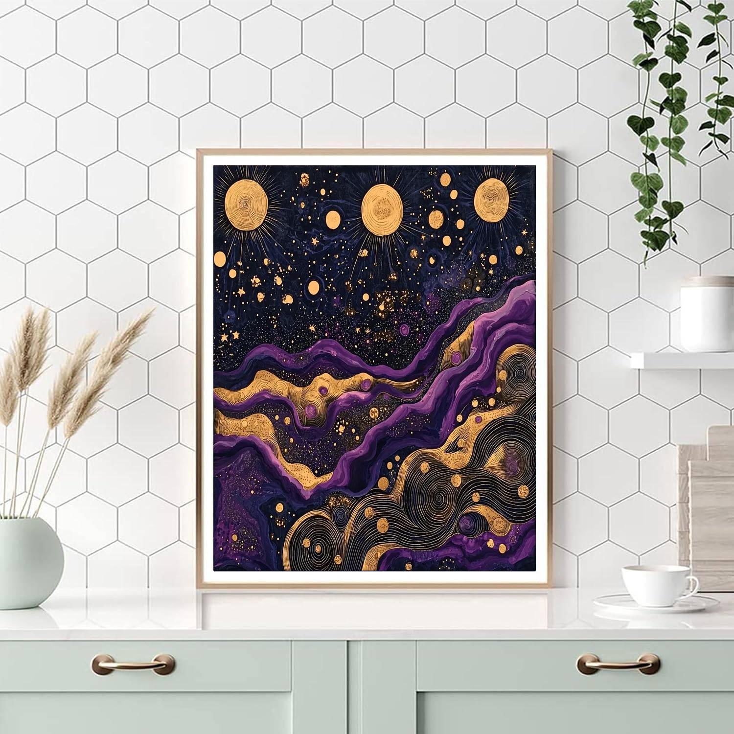 Frida Kahlo Inspired Celestial Patterns Of Resilience  Paint By Numbers Art