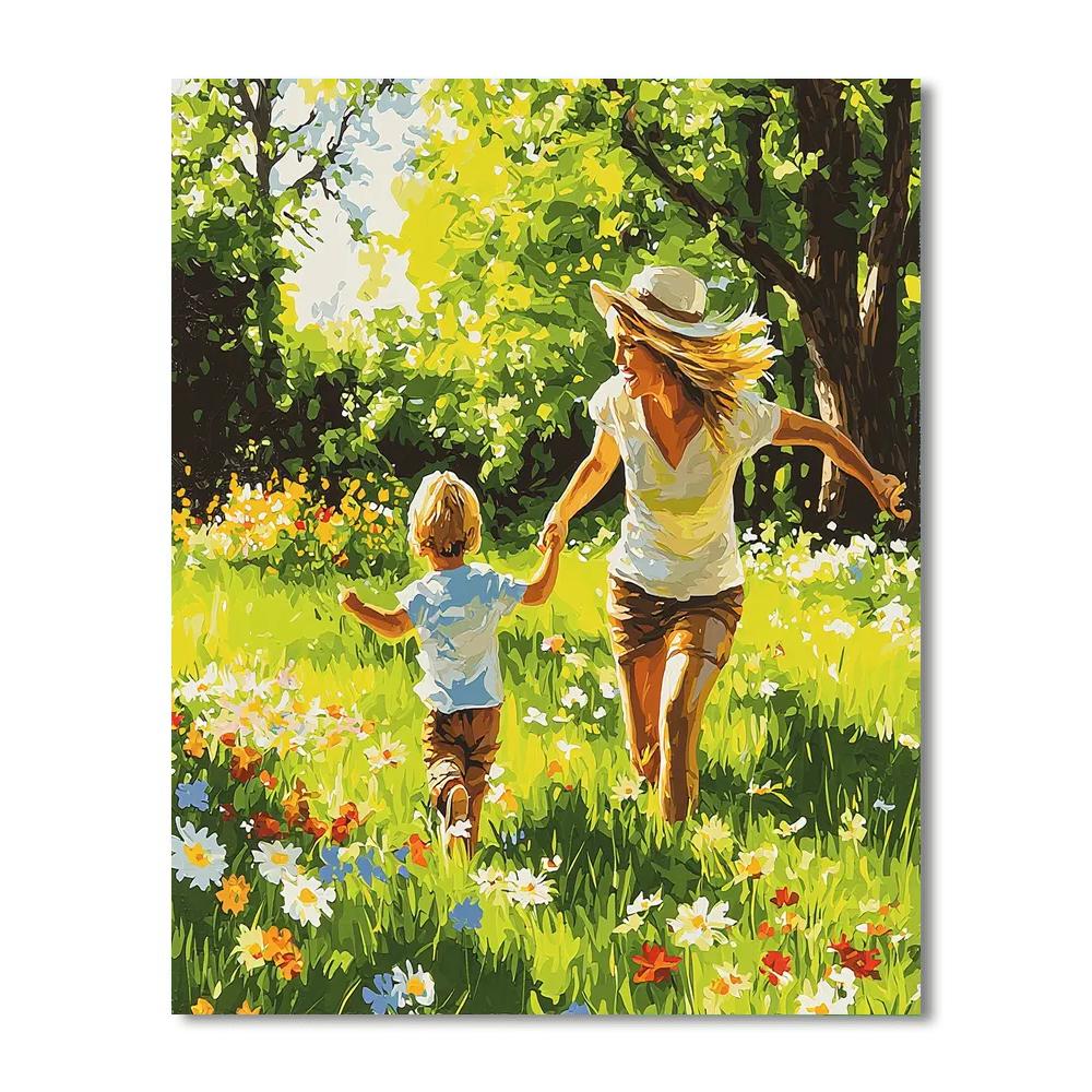 Sweet Memories In The Park Paint By Number