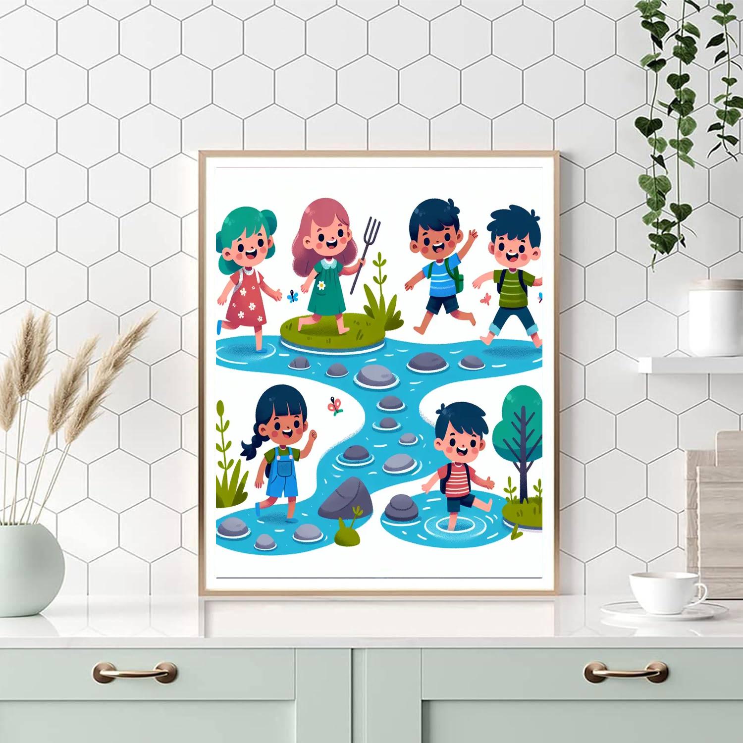 Bubbling Brook Bonanza Paint By Color