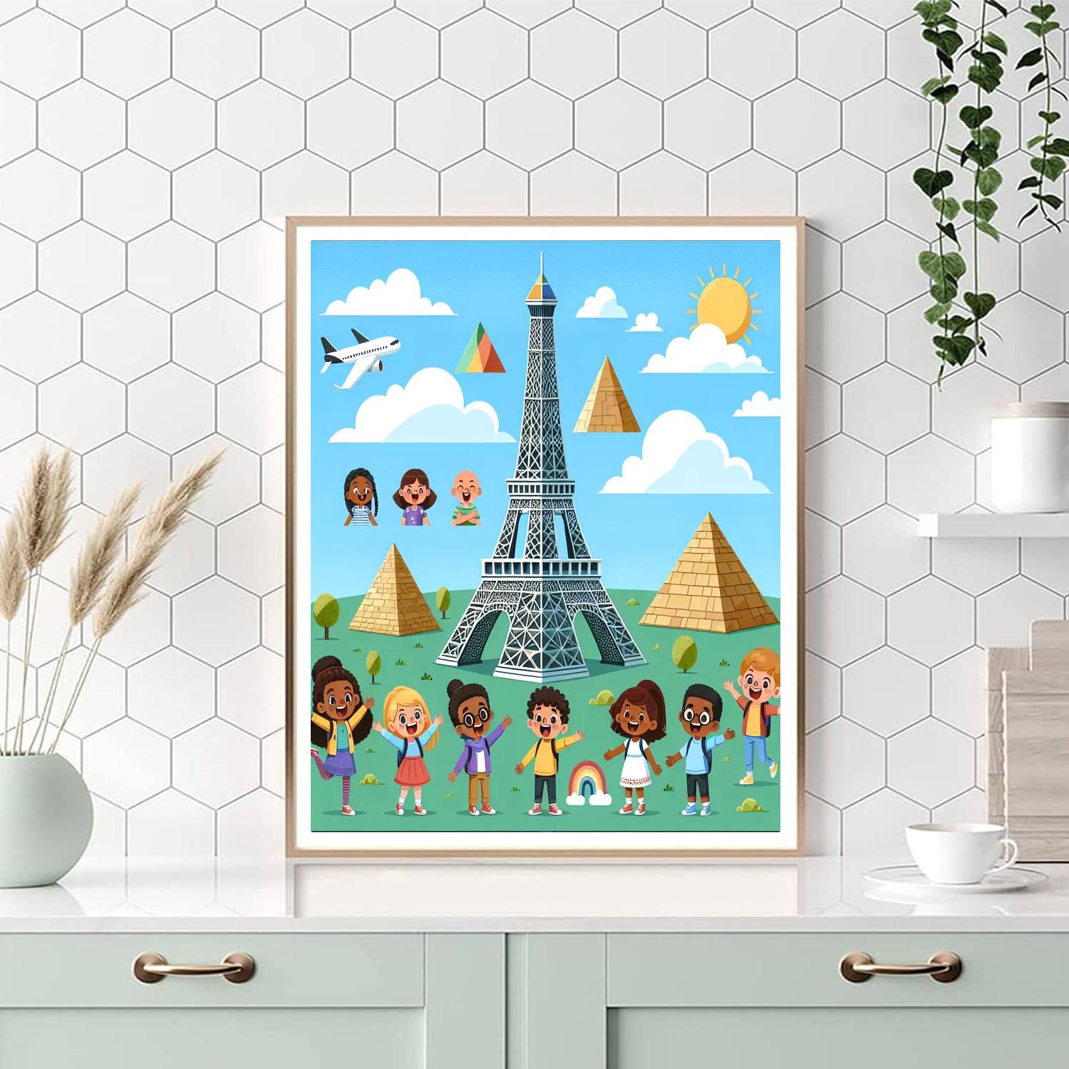 Amazing Architecture Numbered Painting Kits