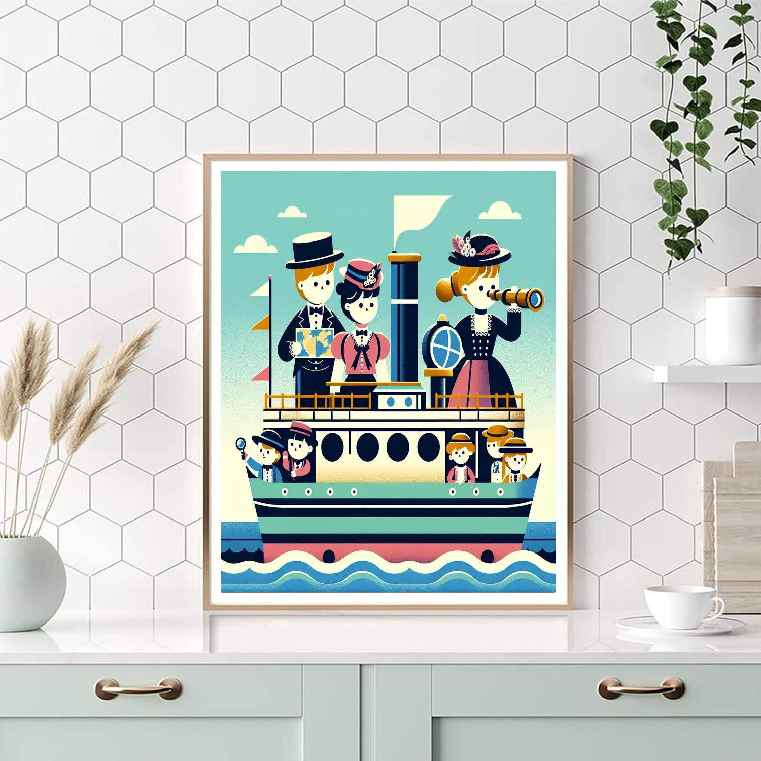 Victorian Voyage Number Painting