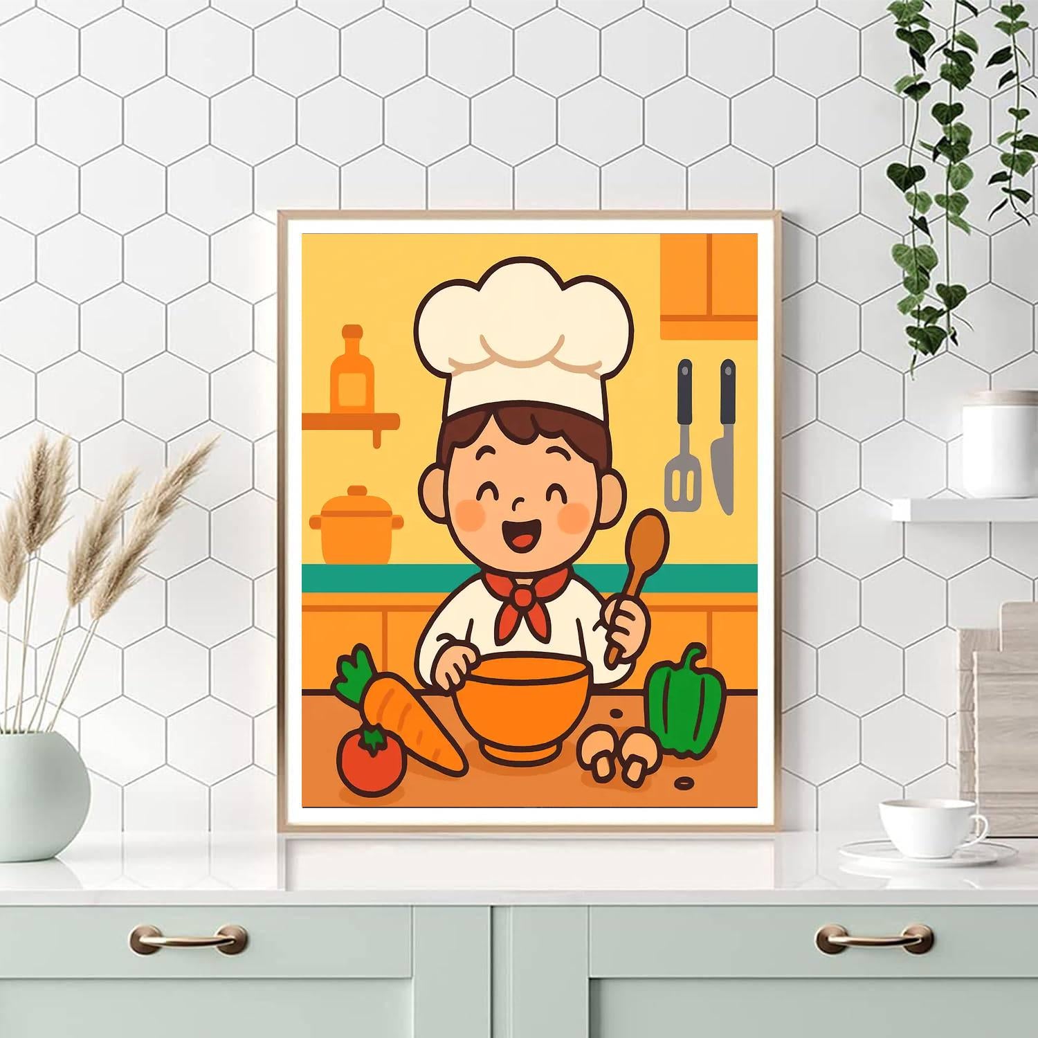 Culinary Chef's Adventure Paint By Numbers