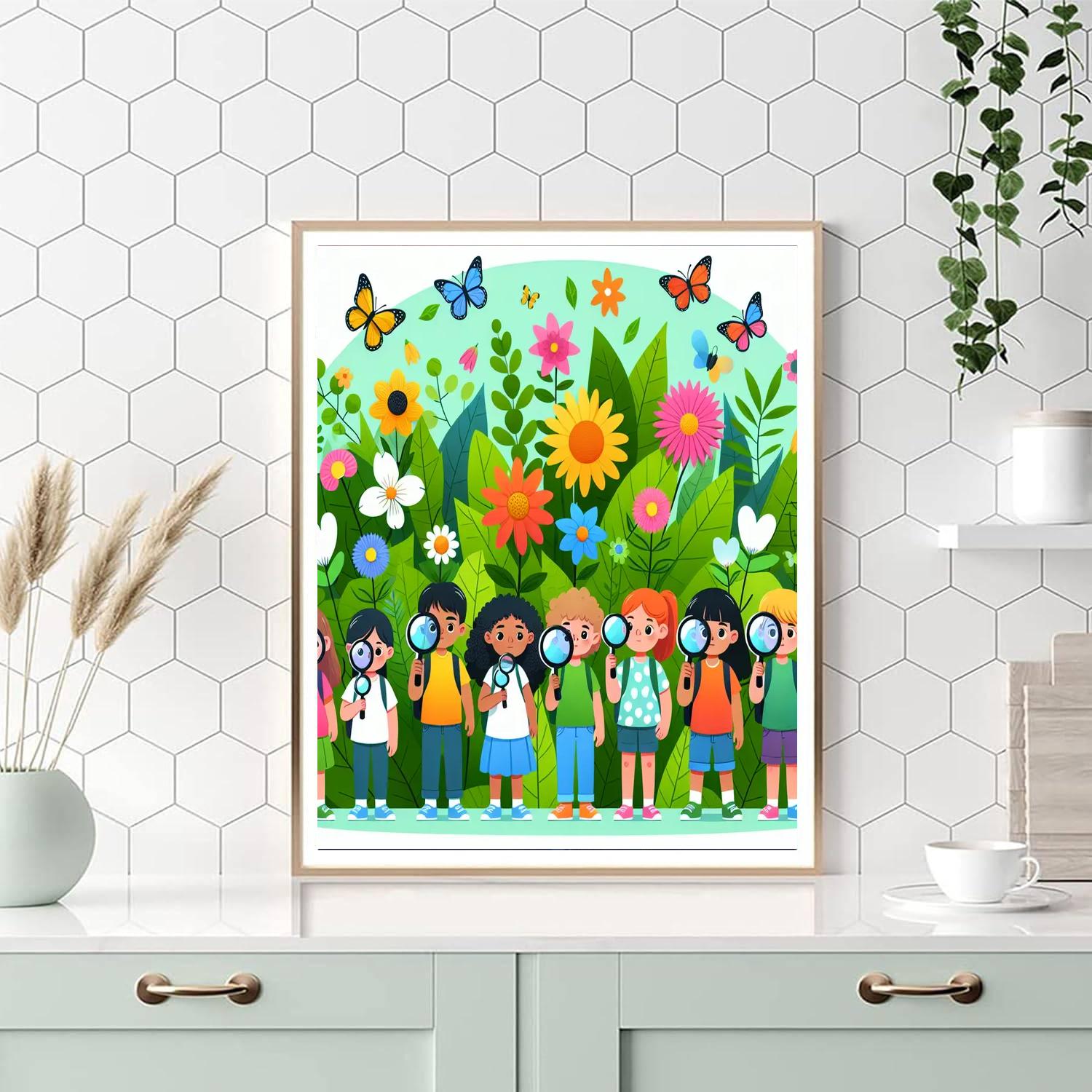 Garden Safari Exploration Number Painting