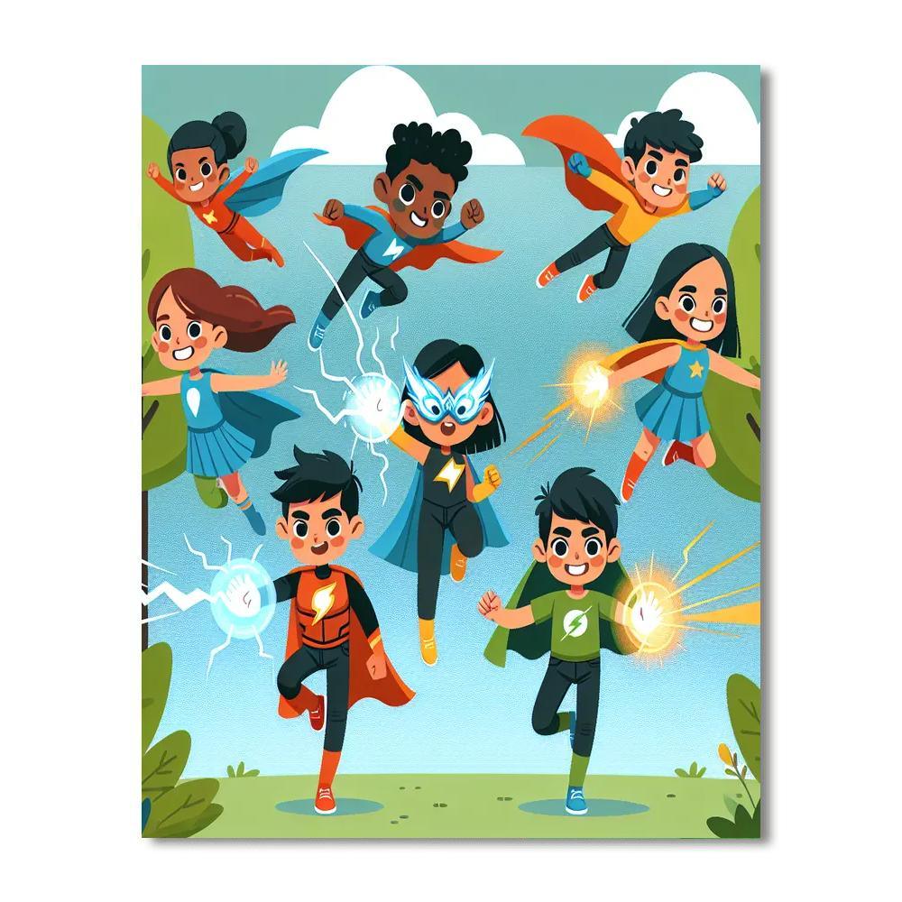 Hero Training Academy Paint By Numbers