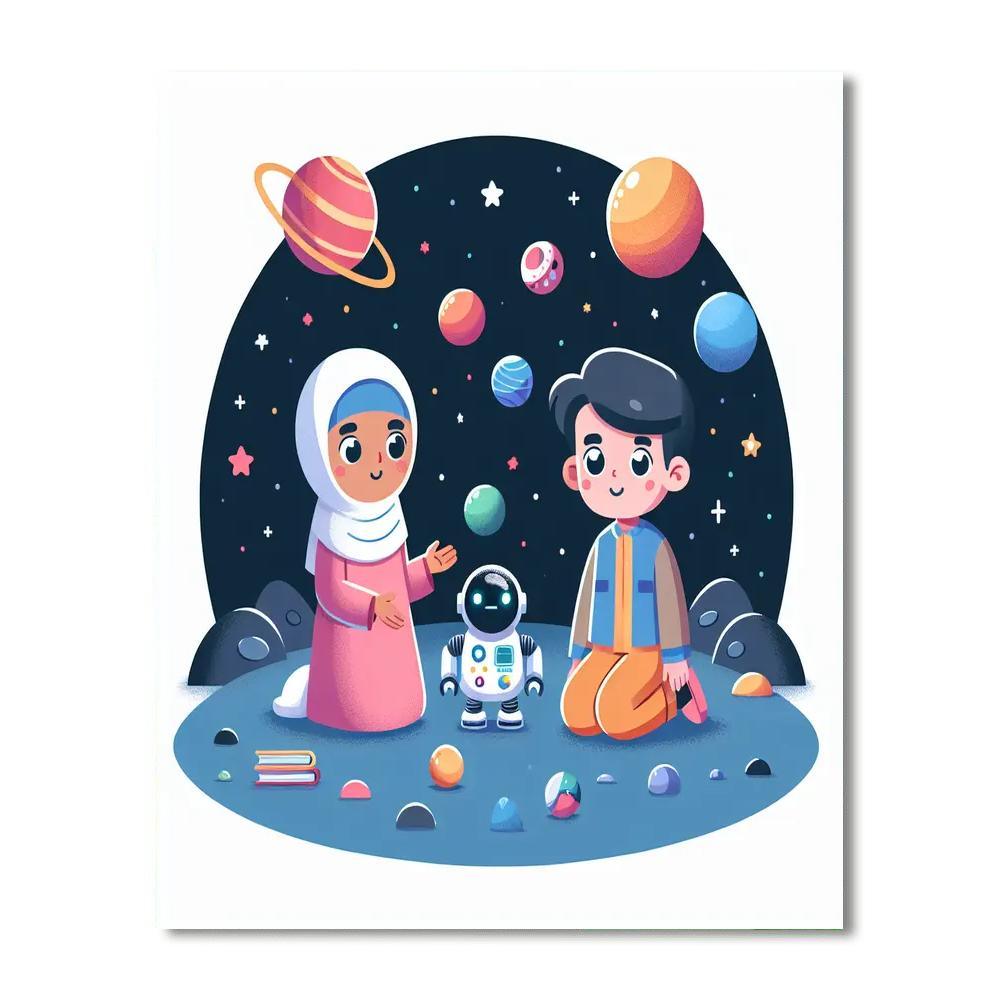Robotic Space Mission Paint By Numbers Kits