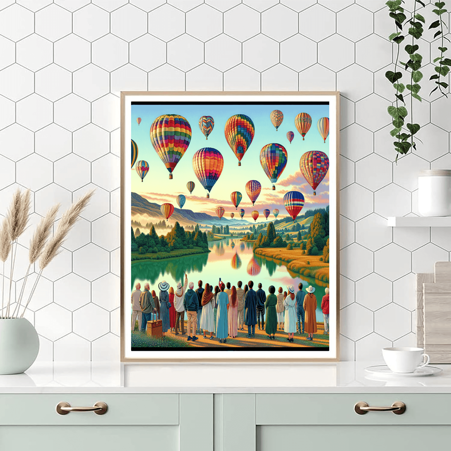 Balloon Fiesta - New Zealand Number Painting