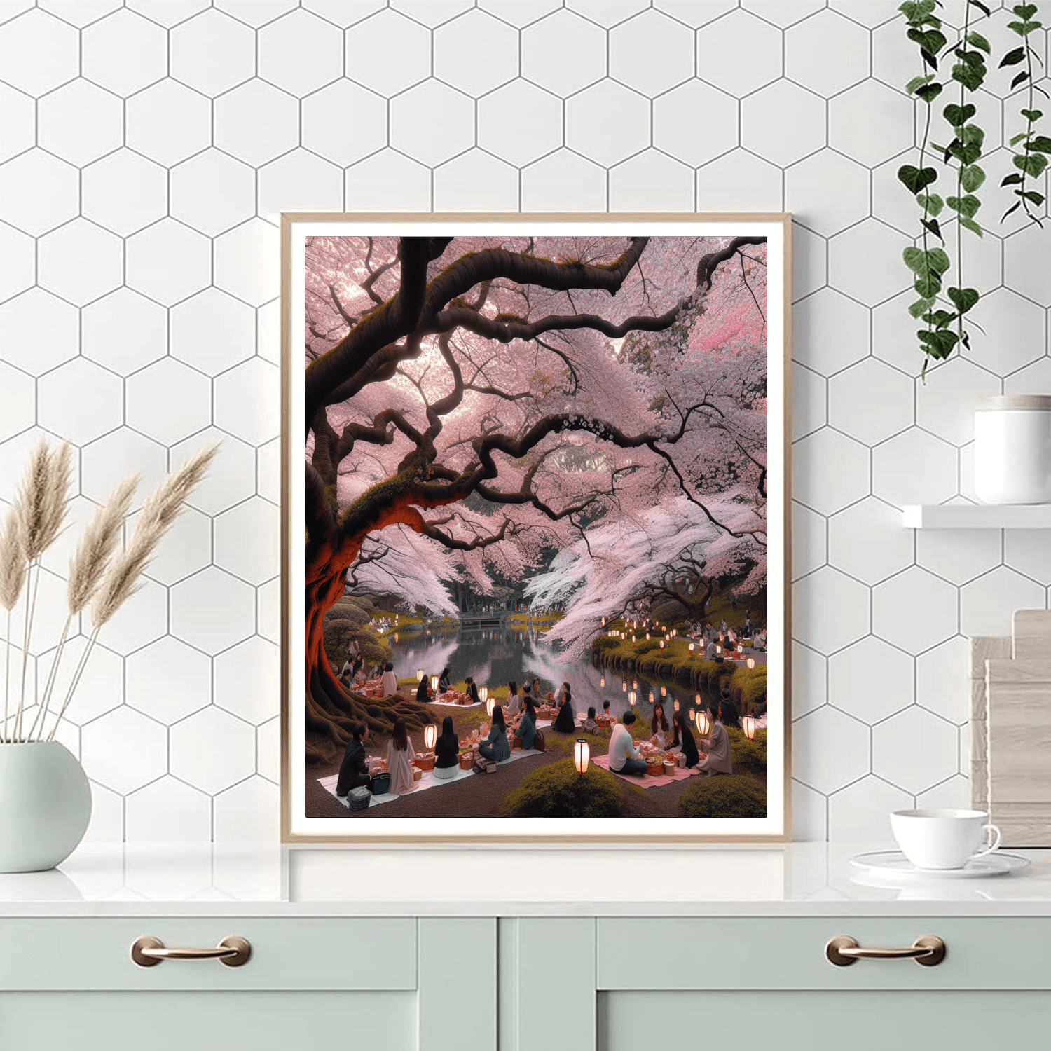 Tokyo Cherry Blossom Festival Paint By Color