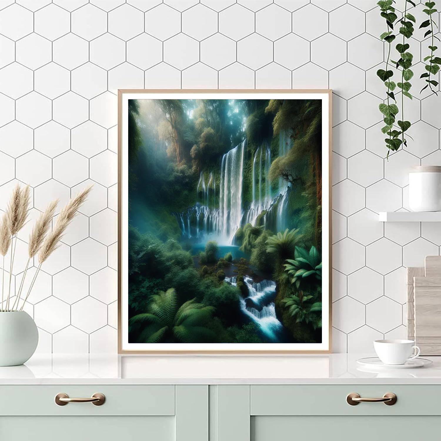 Mystic Enchanted Falls Painting By Numbers Kit