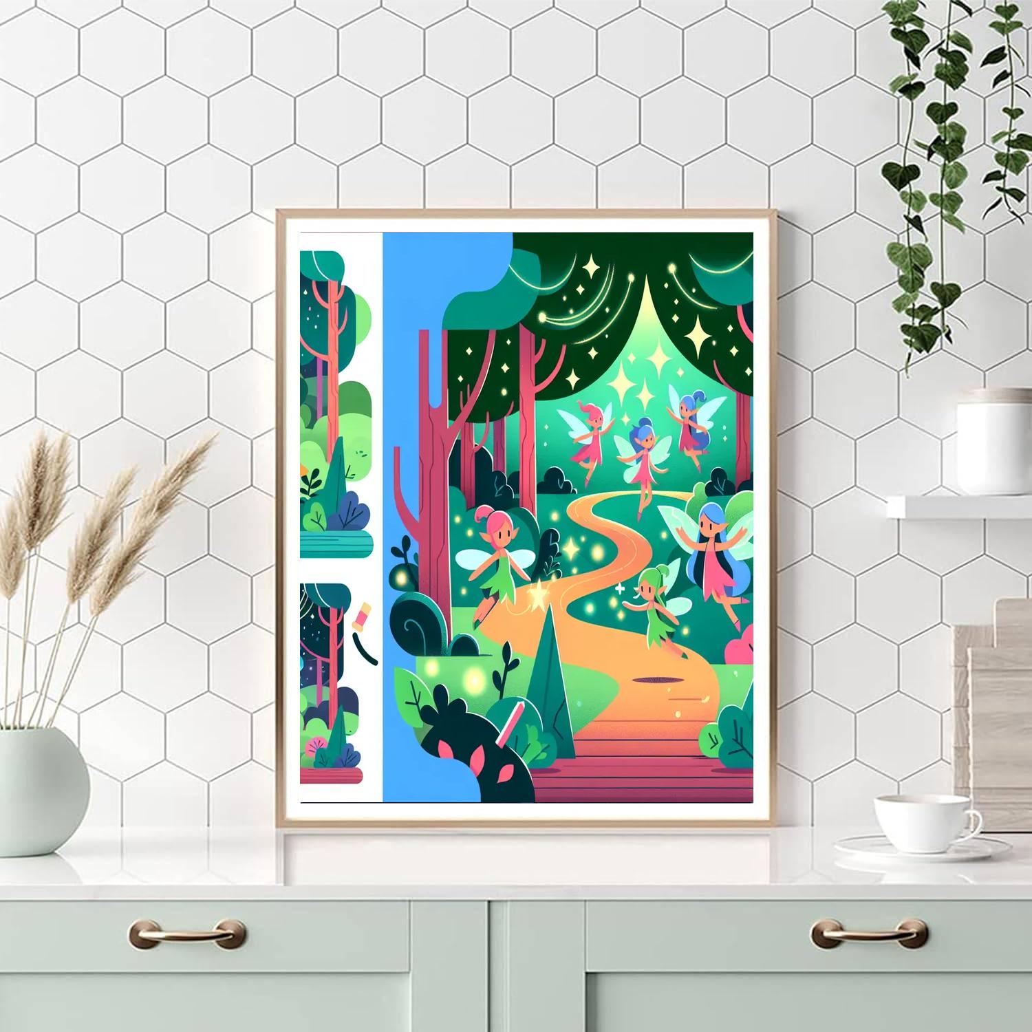 Pixie Pathway Painting Number Kit