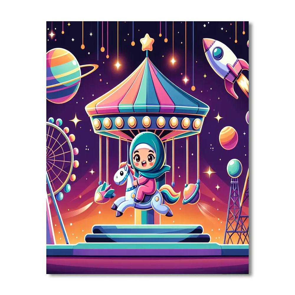 Cosmic Carnival Adventure Paint By Numbers Kits