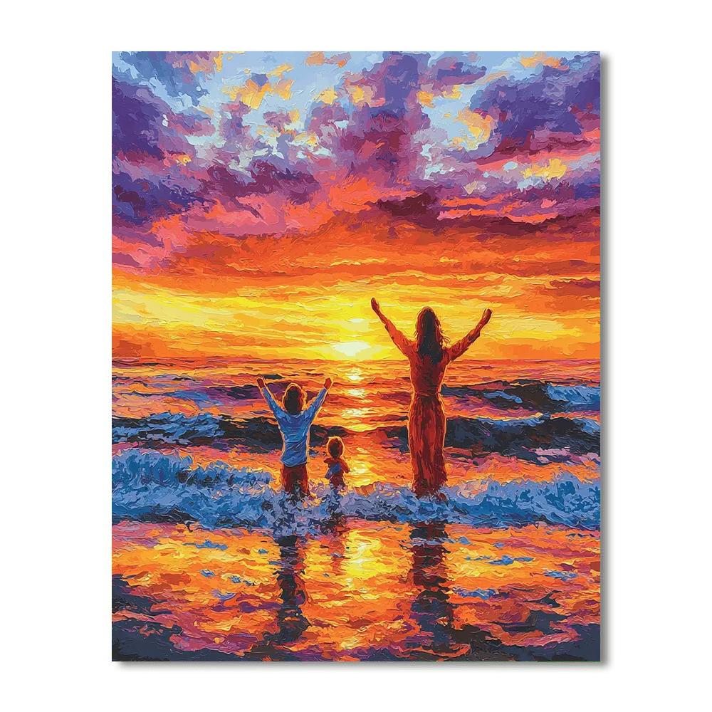Sunset Bonding Paint By Number