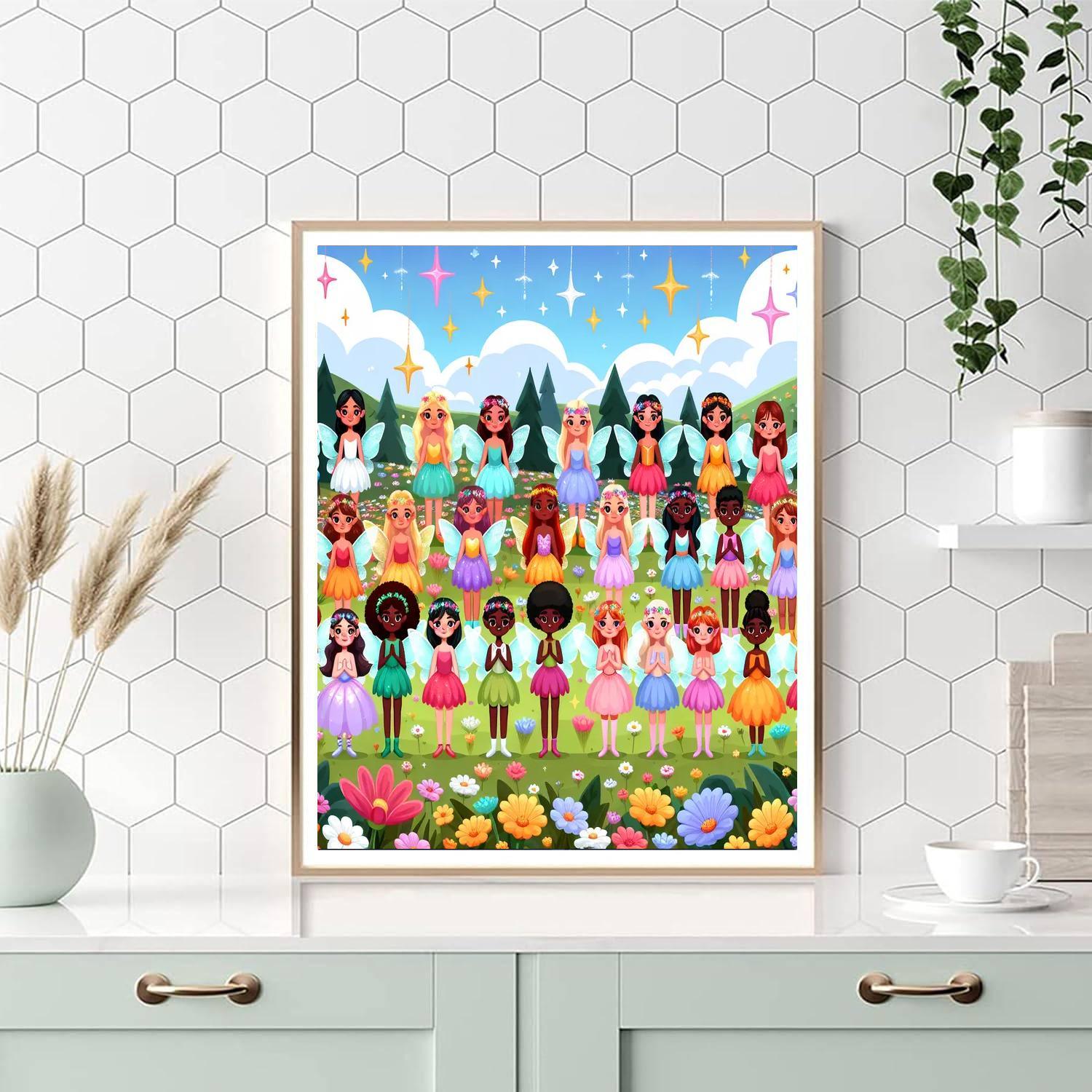 Whimsical Fairy Land Paint By Number