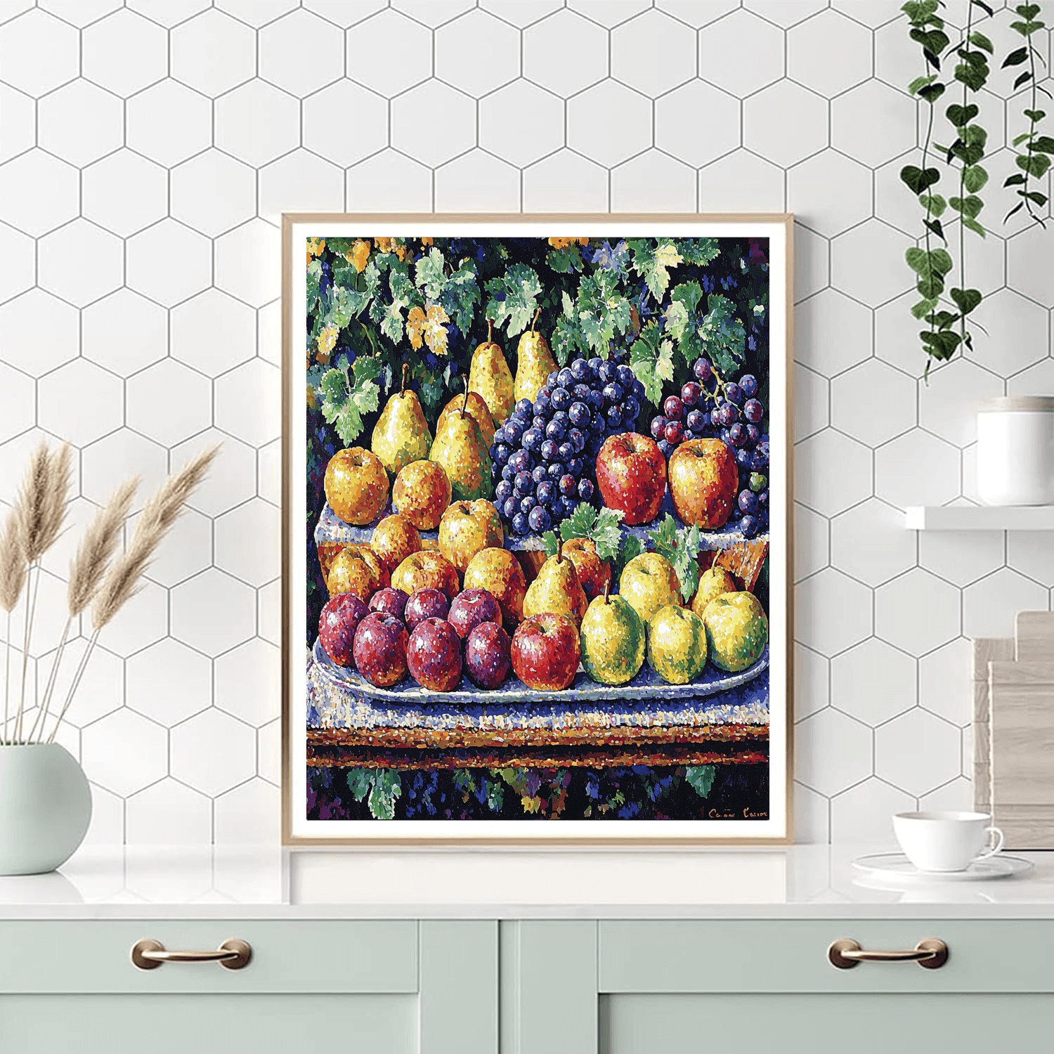 Paul Cézanne Inspired Fruits Of The Garden  Paint By Numbers