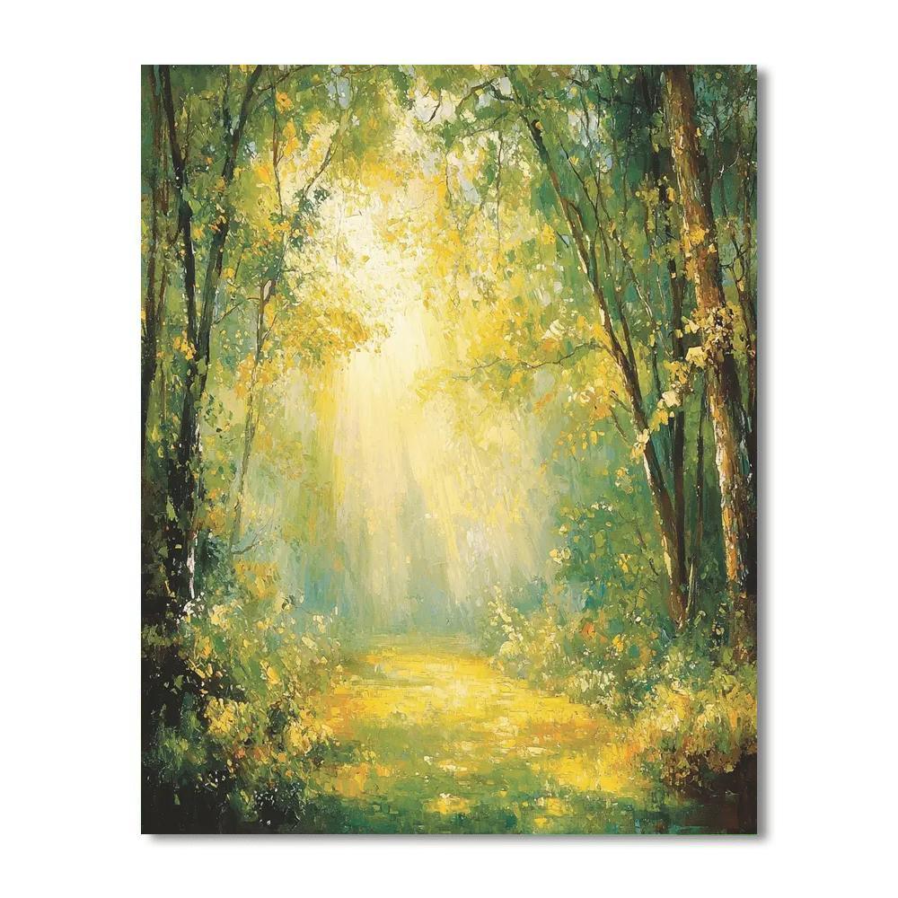 Claude Monet Inspired Rays Of Light  Paint By Numbers