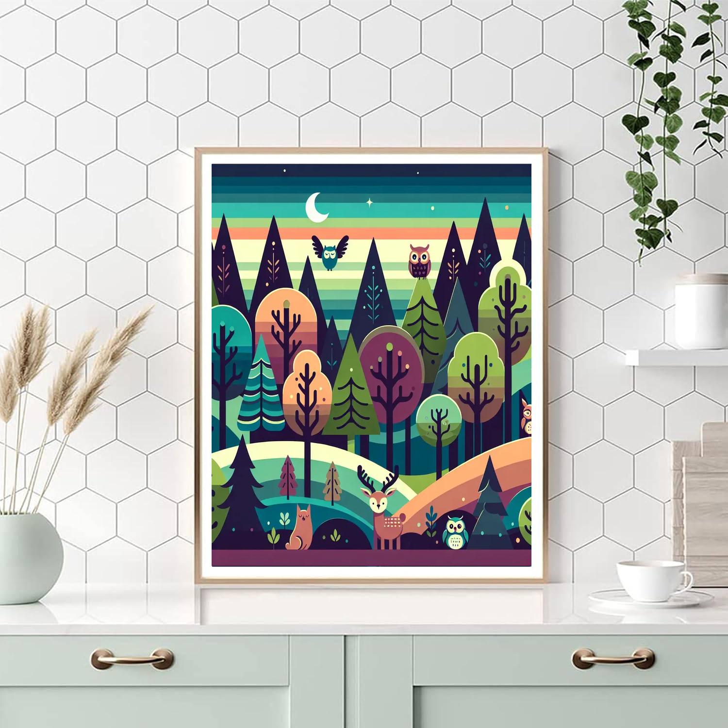 Wonder Woods Paint By Numbers Art