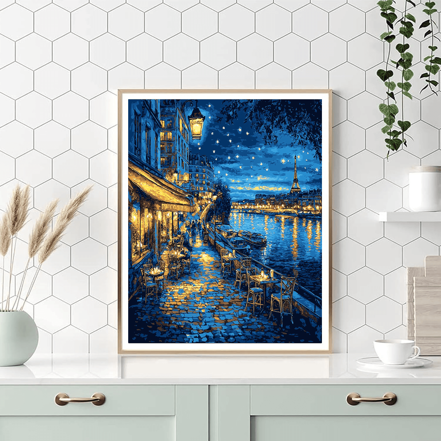 Henri De Toulouse-Lautrec Inspired Night In Paris  Paint By Numbers