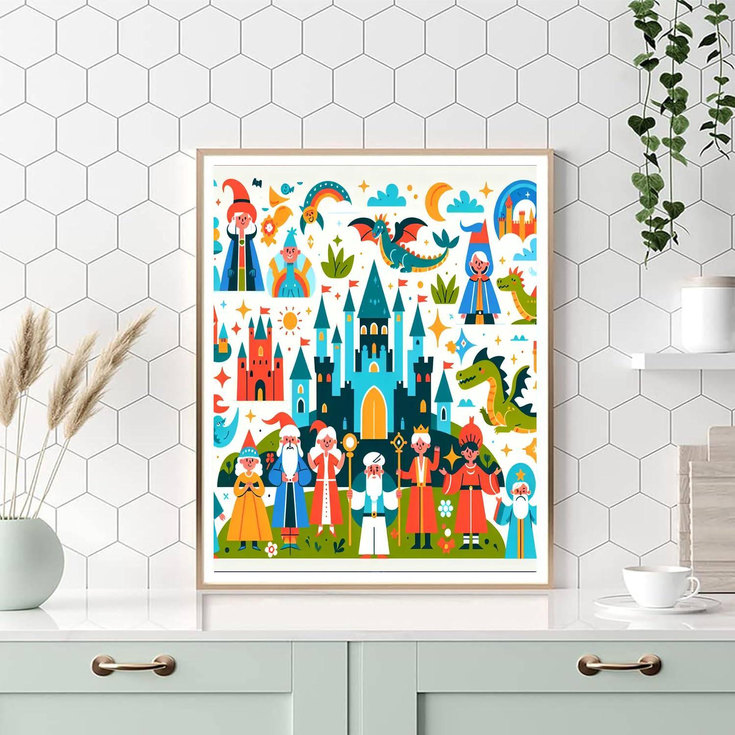 Fantasy Kingdom Chronicles Paint By Numbers Kits
