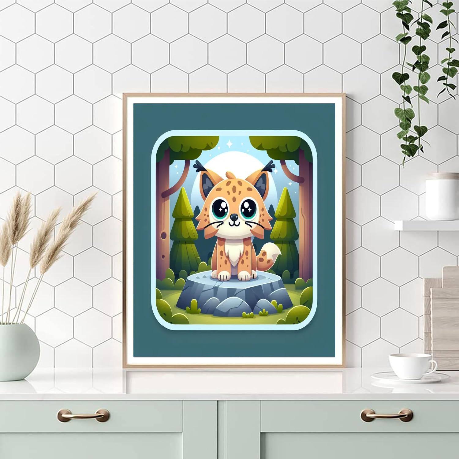 Laughing Lynx Painting By Numbers Kit