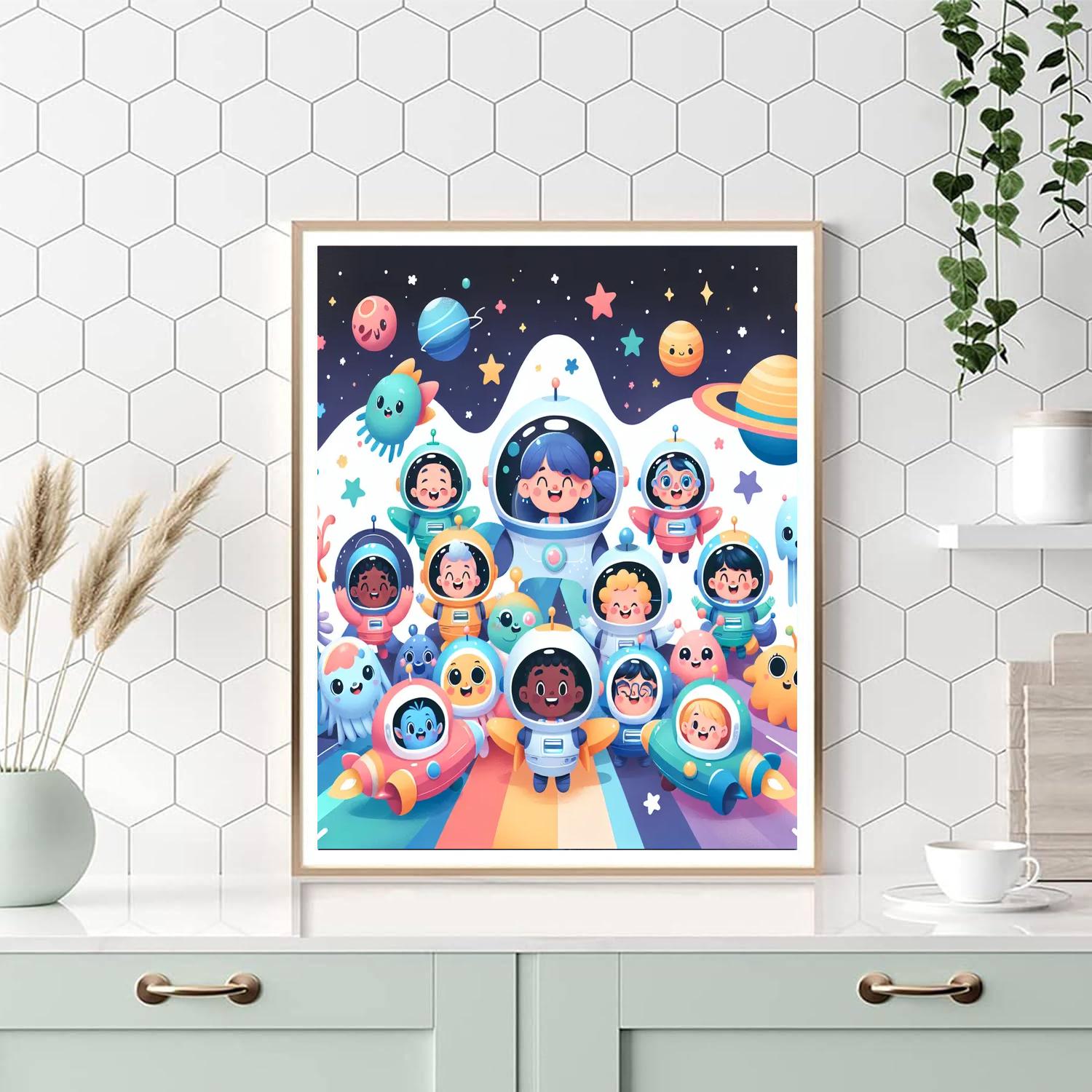 Creative Space Journey Paint By Numbers