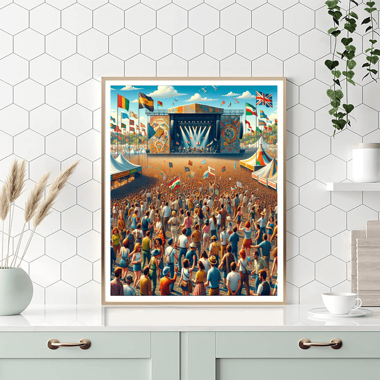 Woodstock Festival - Poland Number Painting