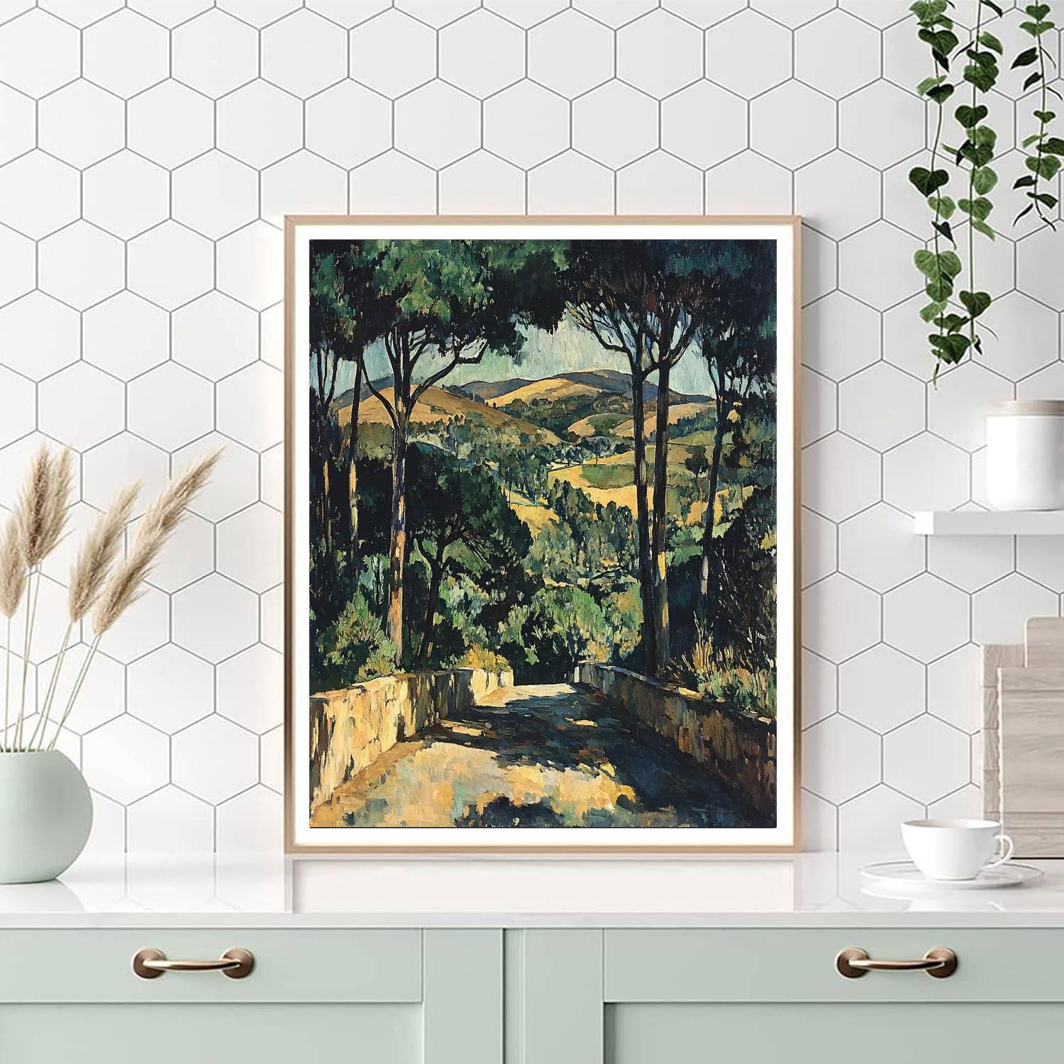 Paul Cézanne Inspired Veil Of Shadows  Paint By Number