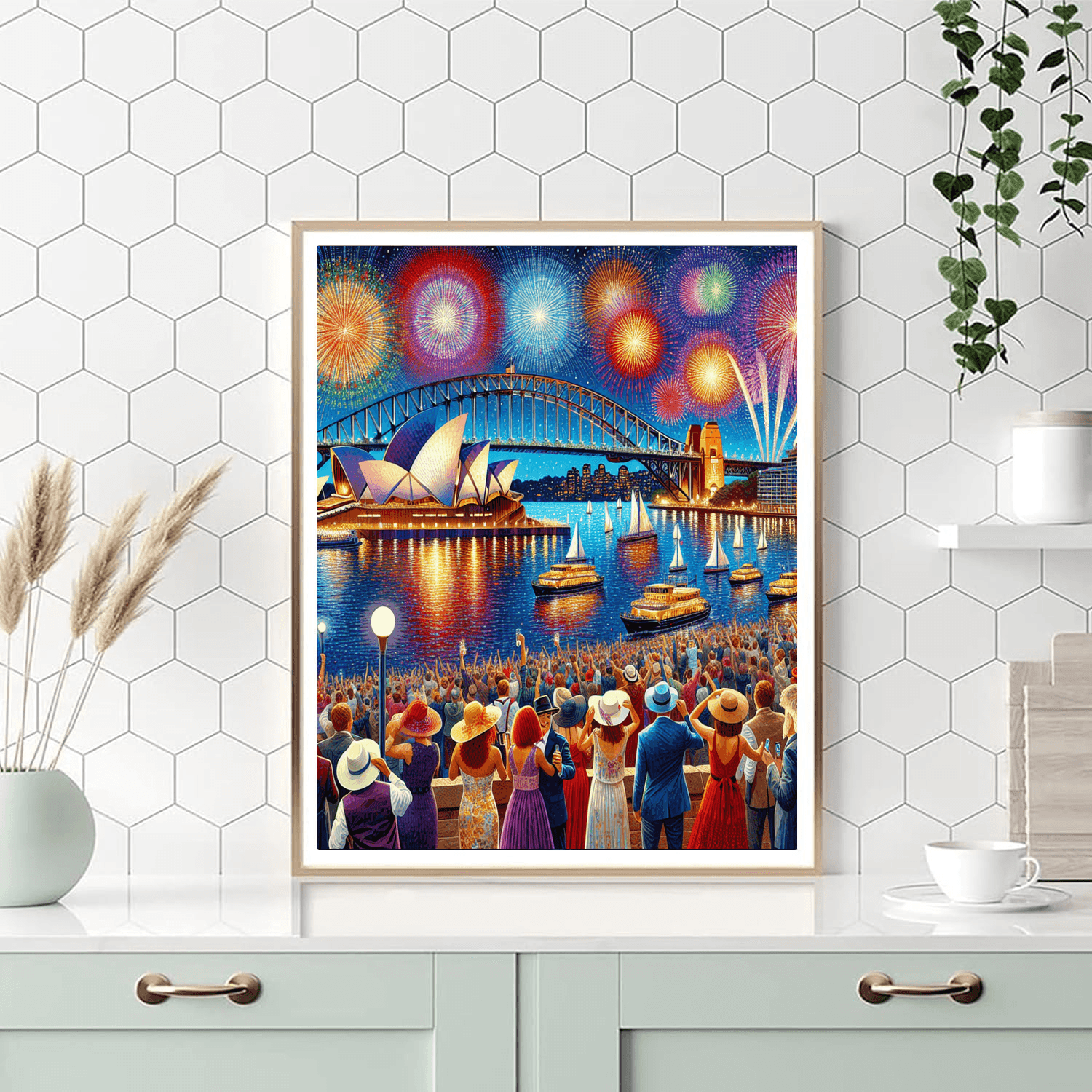 New Year's Eve - Sydney Painting By Numbers Kit