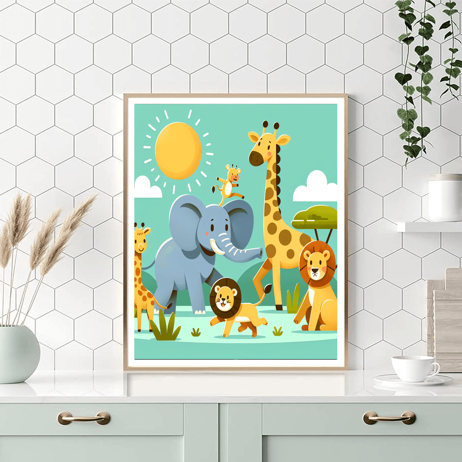 Safari Safari Paint By Numbers