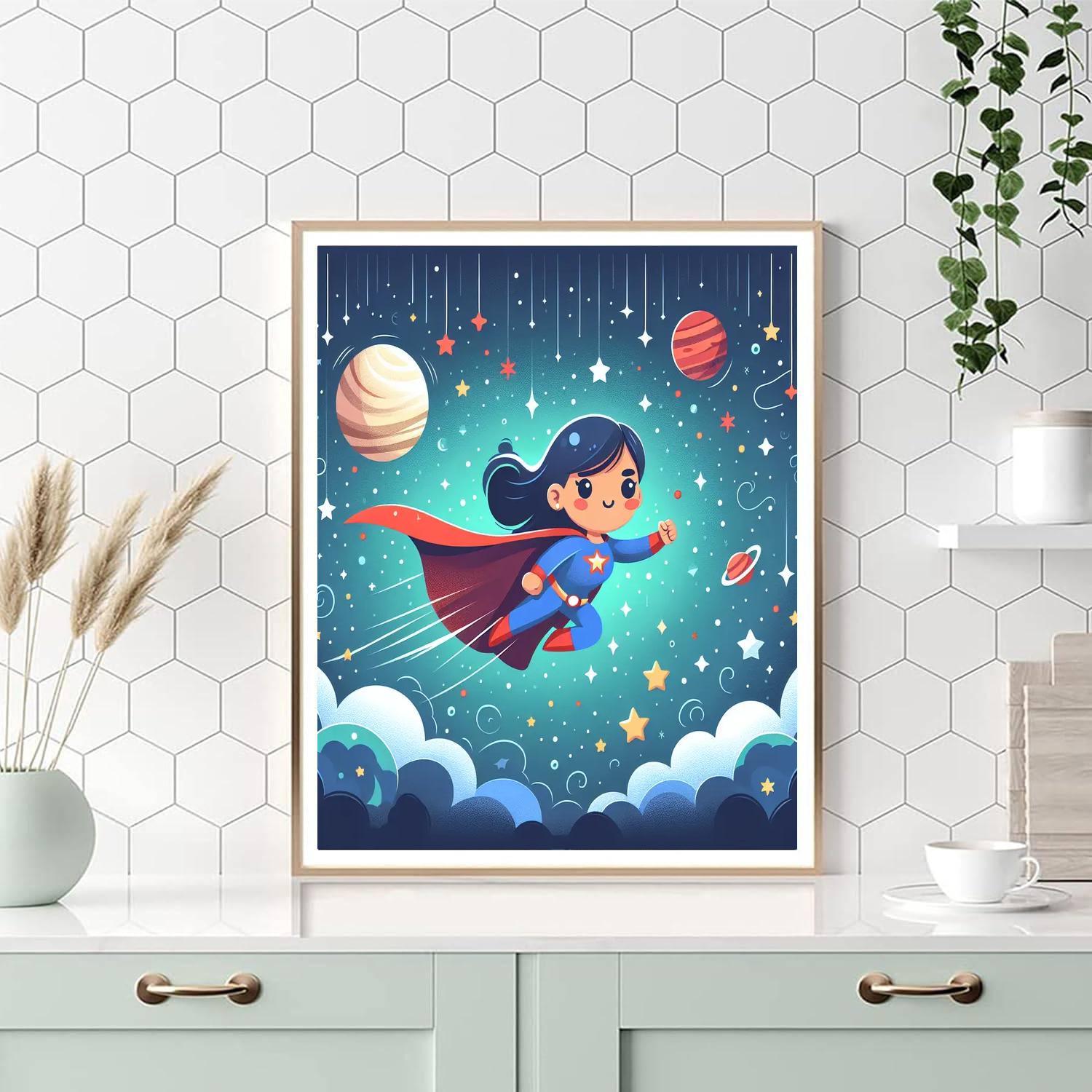 Superhero Mission Quest Paint By Number