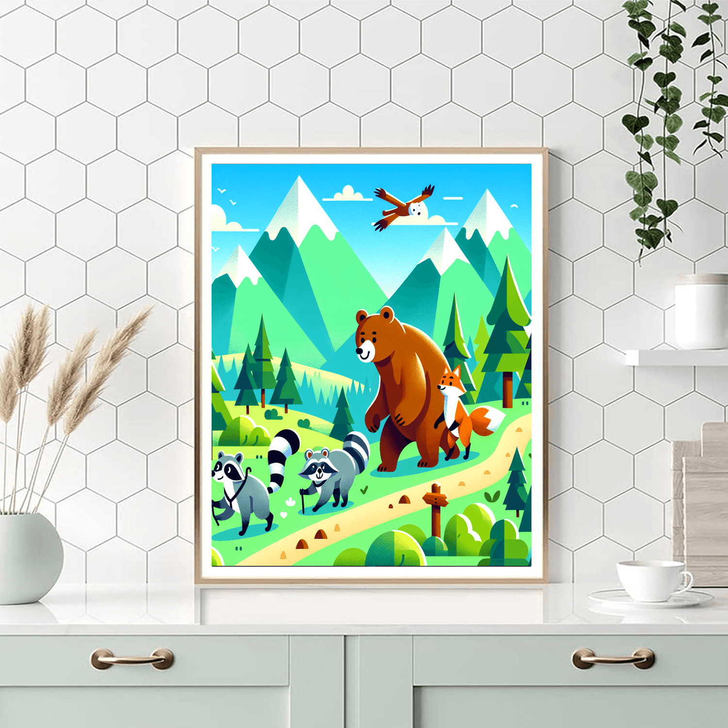 Mountain Explorer's Trail Paint By Number