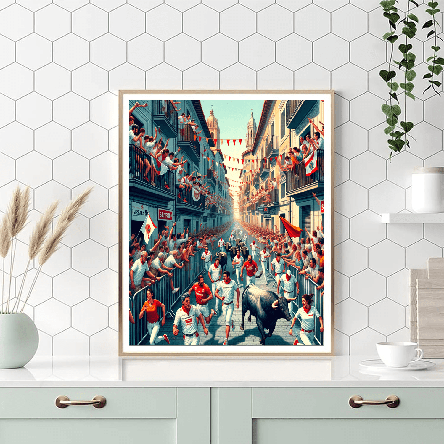 San Fermín Festival - Pamplona Paint By Color