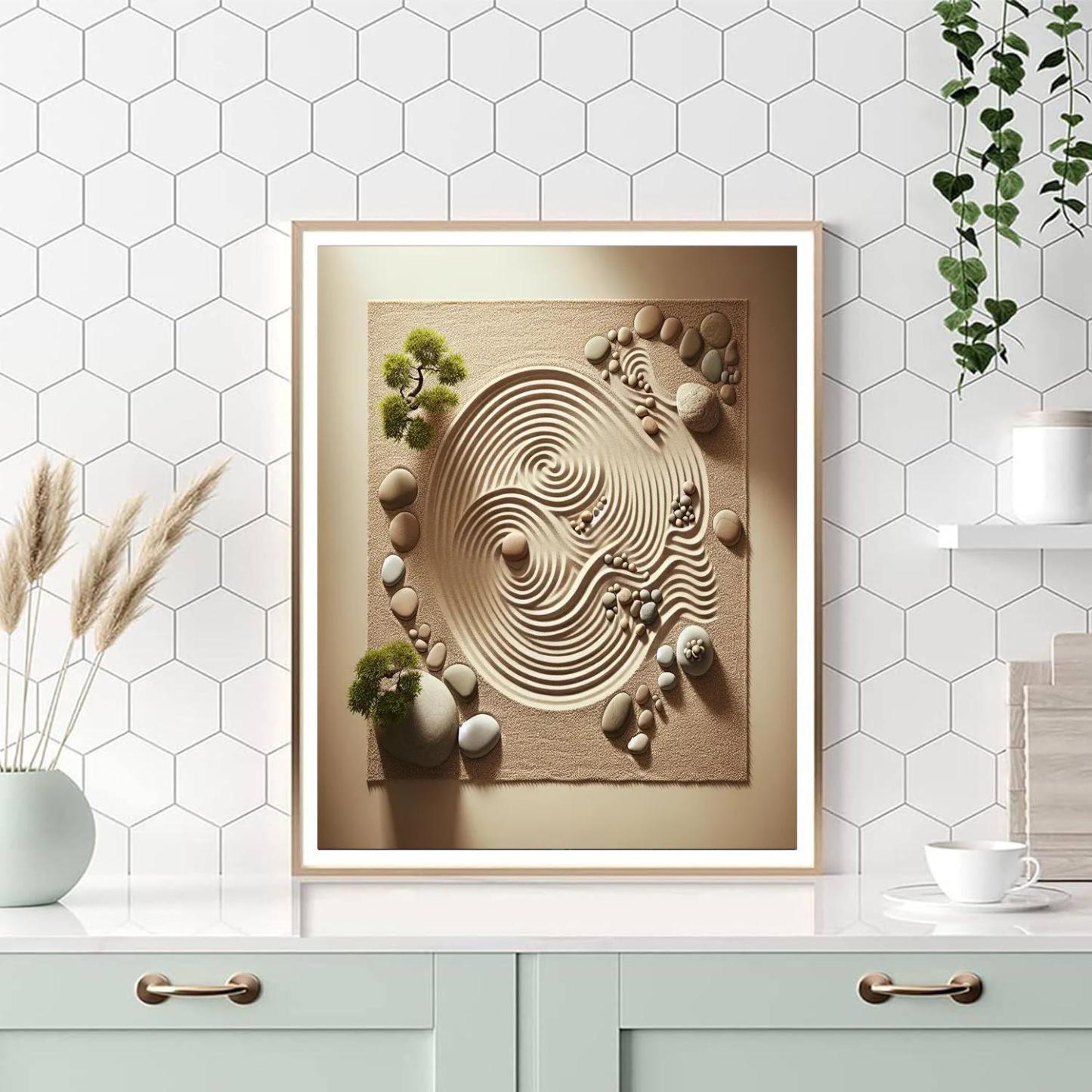 Serene Zen Moments Numbered Painting Kits