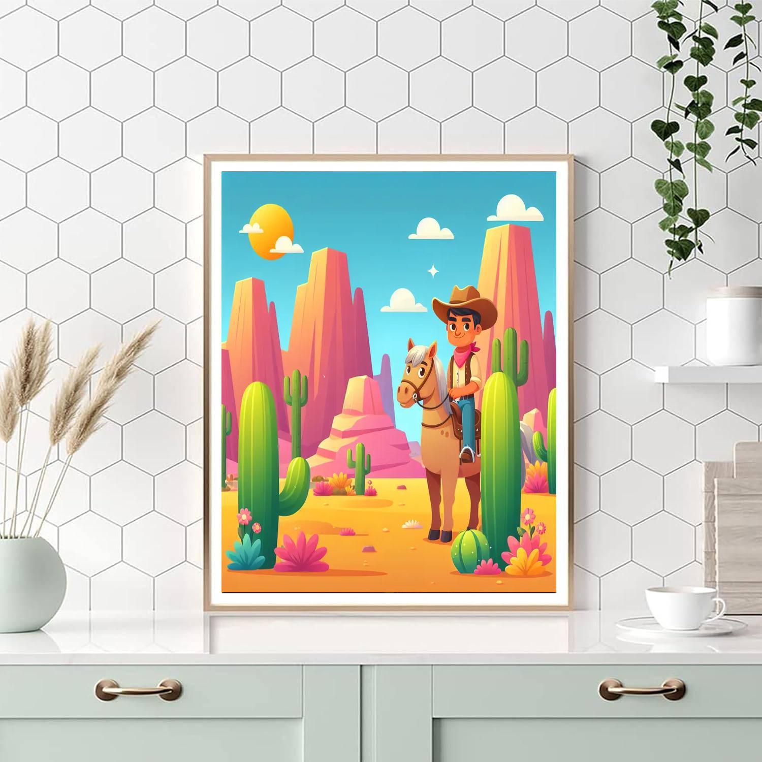 Daring Wild West Adventure Paint By Numbers