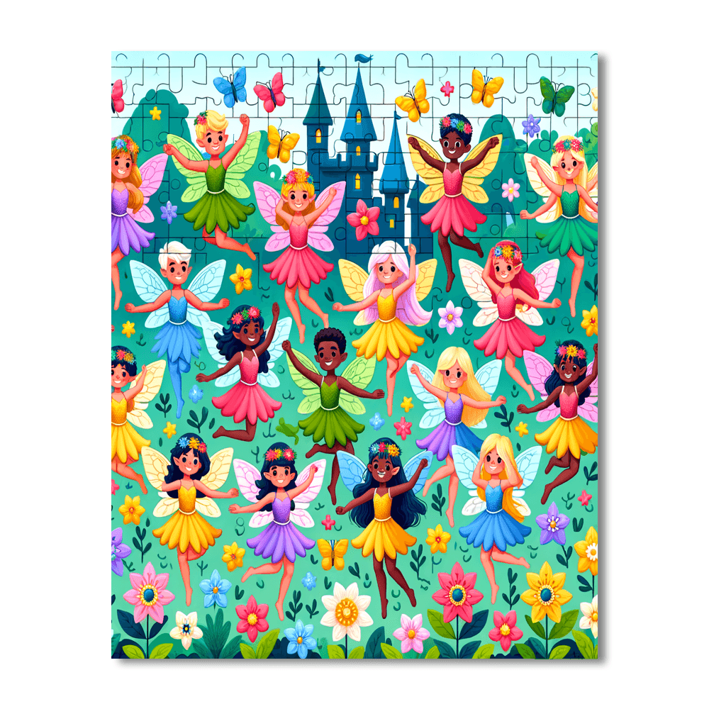 Enchanted Kingdom Fairies Numbered Painting Kits