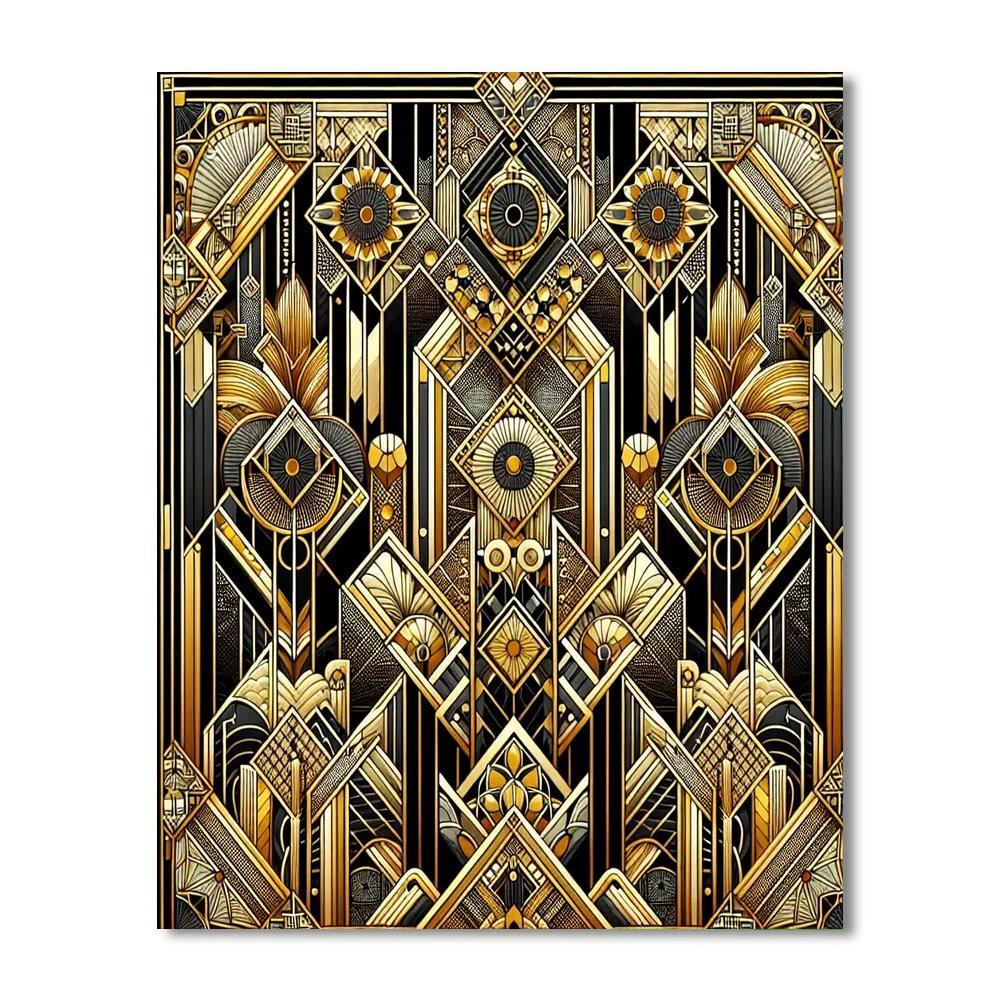 Elegant Art Deco Celebration Paint By Numbers