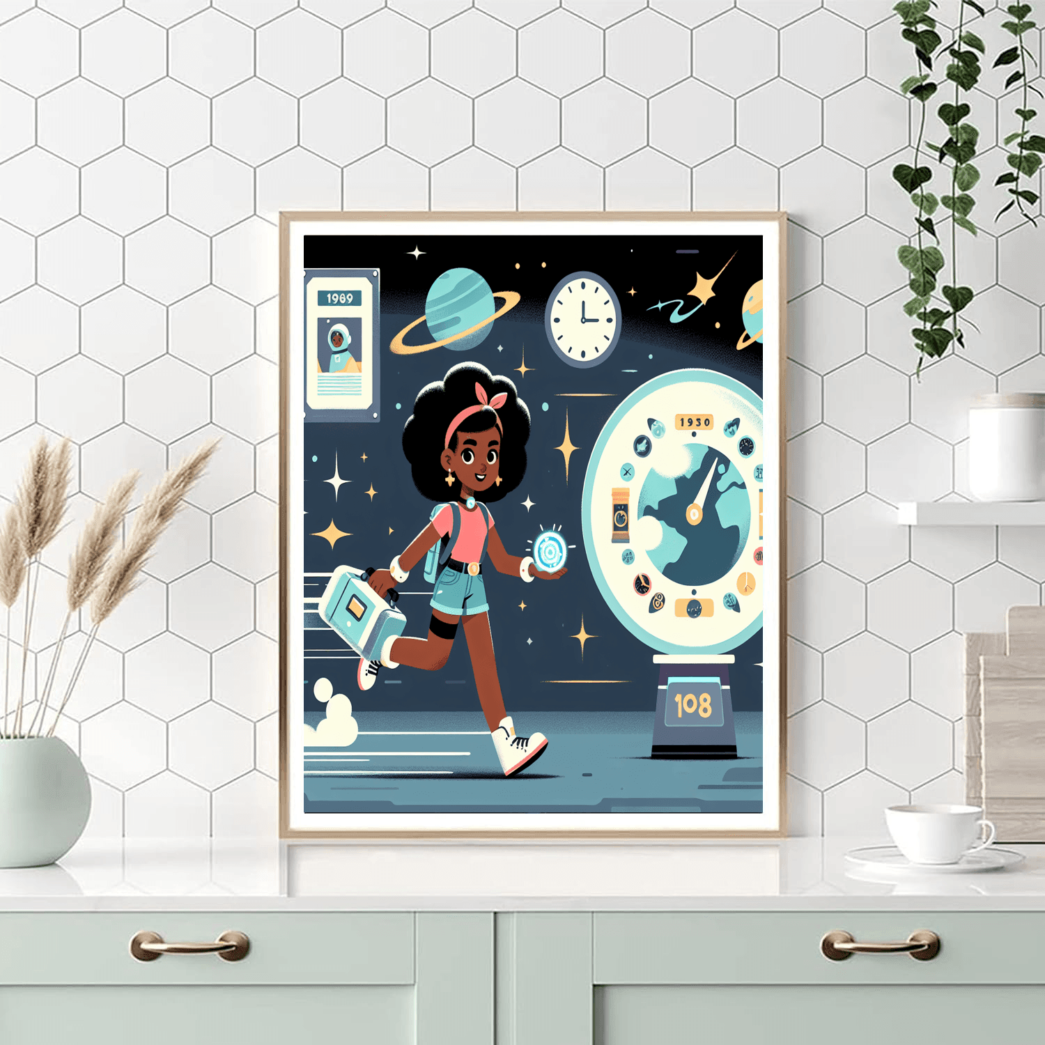 Galactic Time Traveler Paint By Number