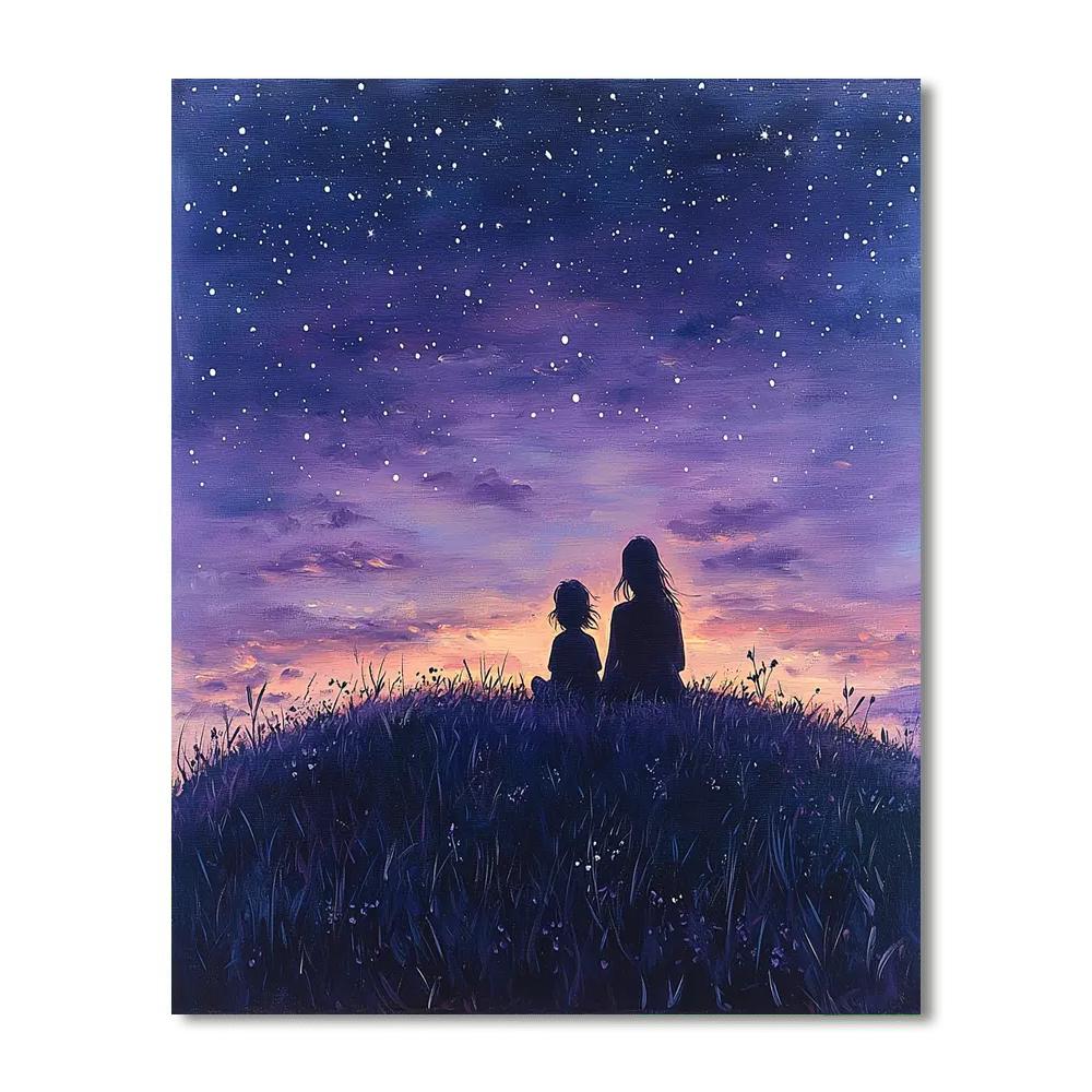 Twilight Whisper Number Painting