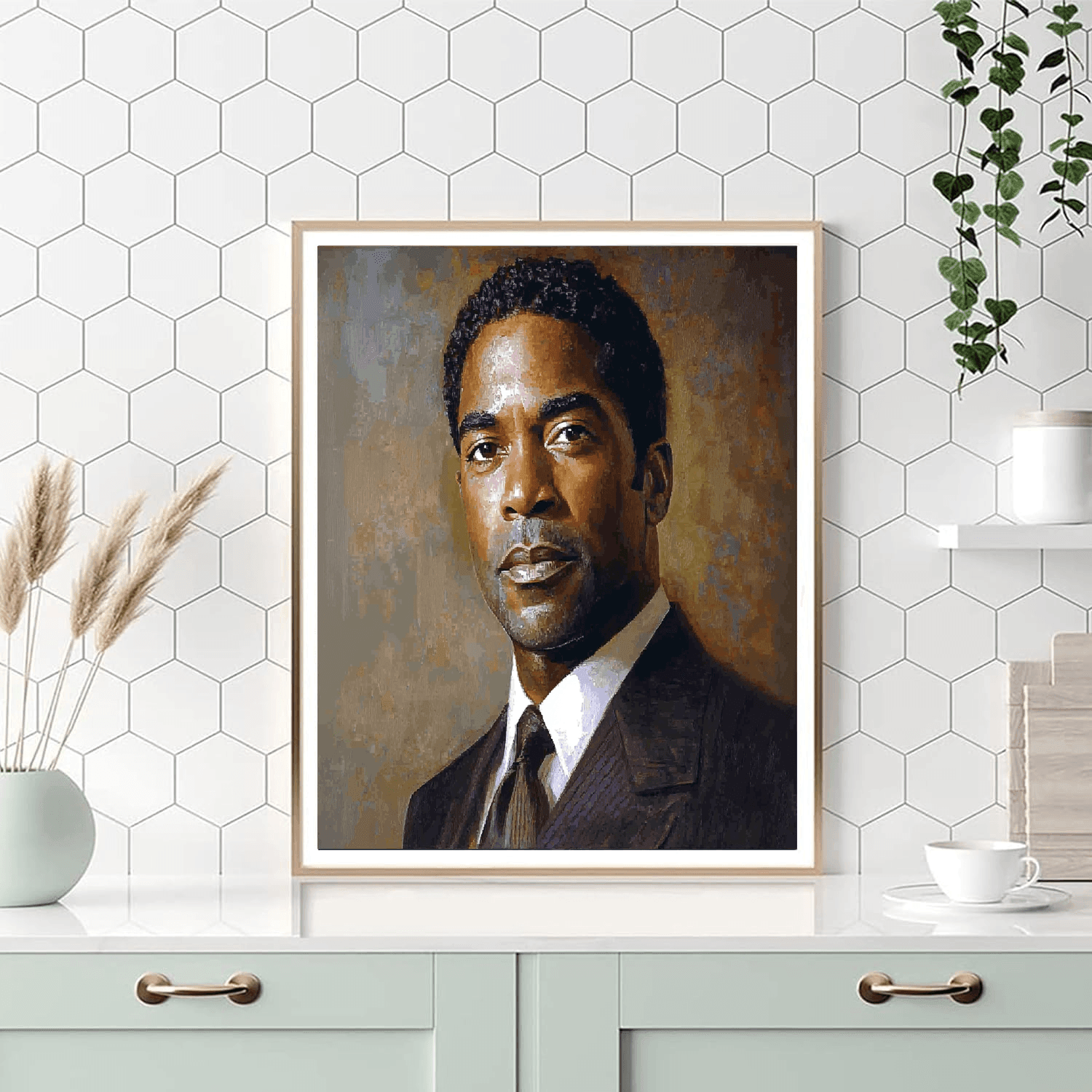 Denzel Washington: The Resonating Voice Of Excellence Paint By Number