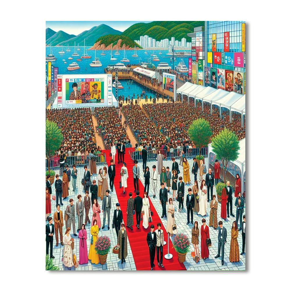 Pusan International Film Festival - South Korea Paint By Numbers Art