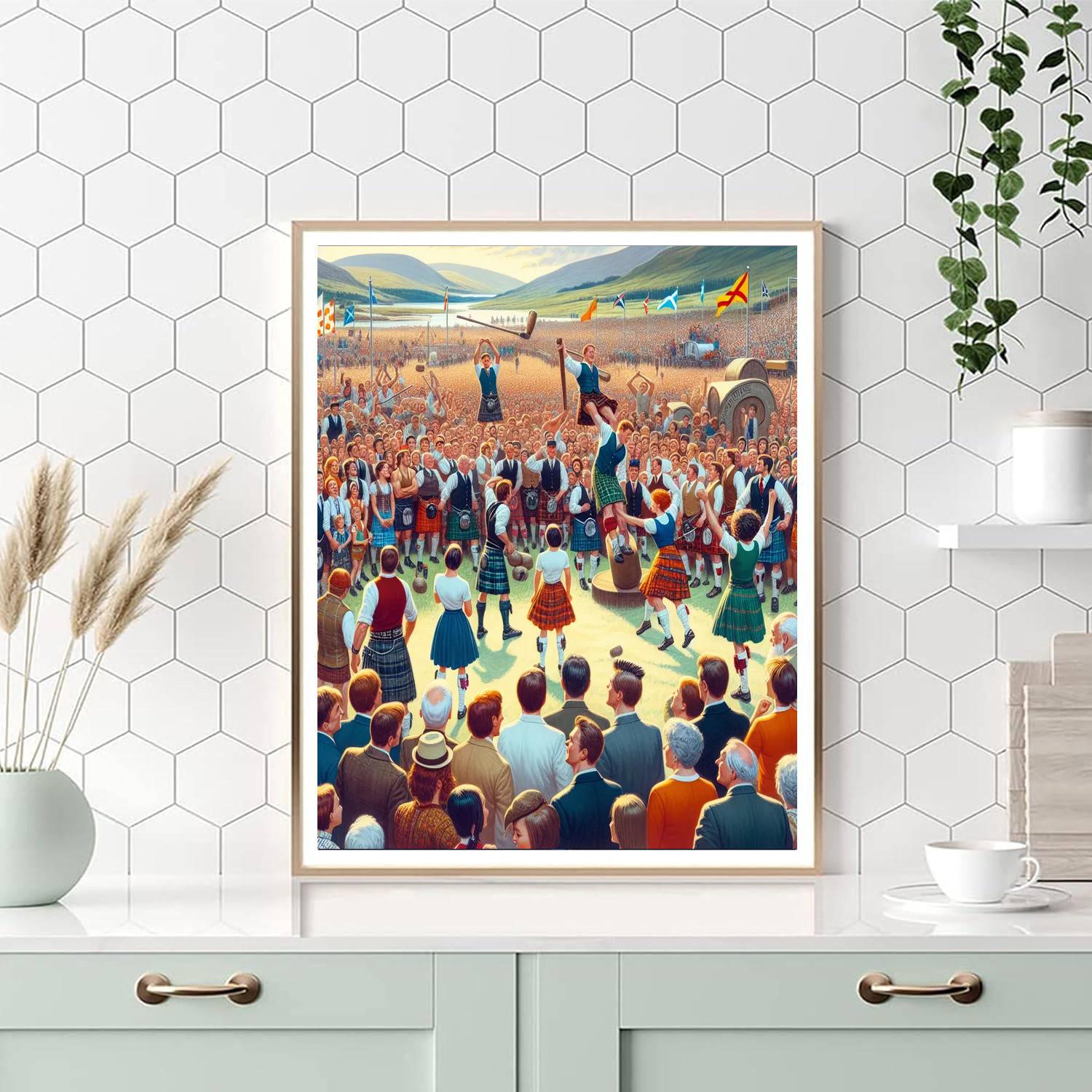 Inverness Highland Games - Inverness Painting Number Kit