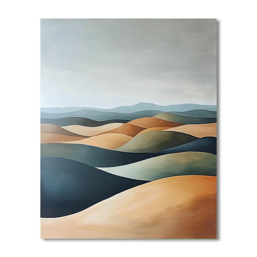 Nandalal Bose Inspired Infinite Fields  Painting Number Kit