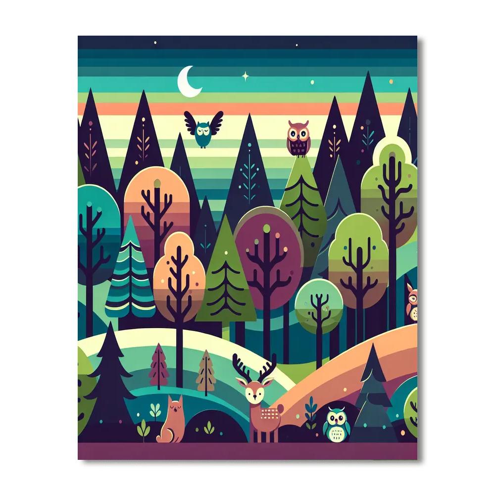 Wonder Woods Paint By Numbers Art
