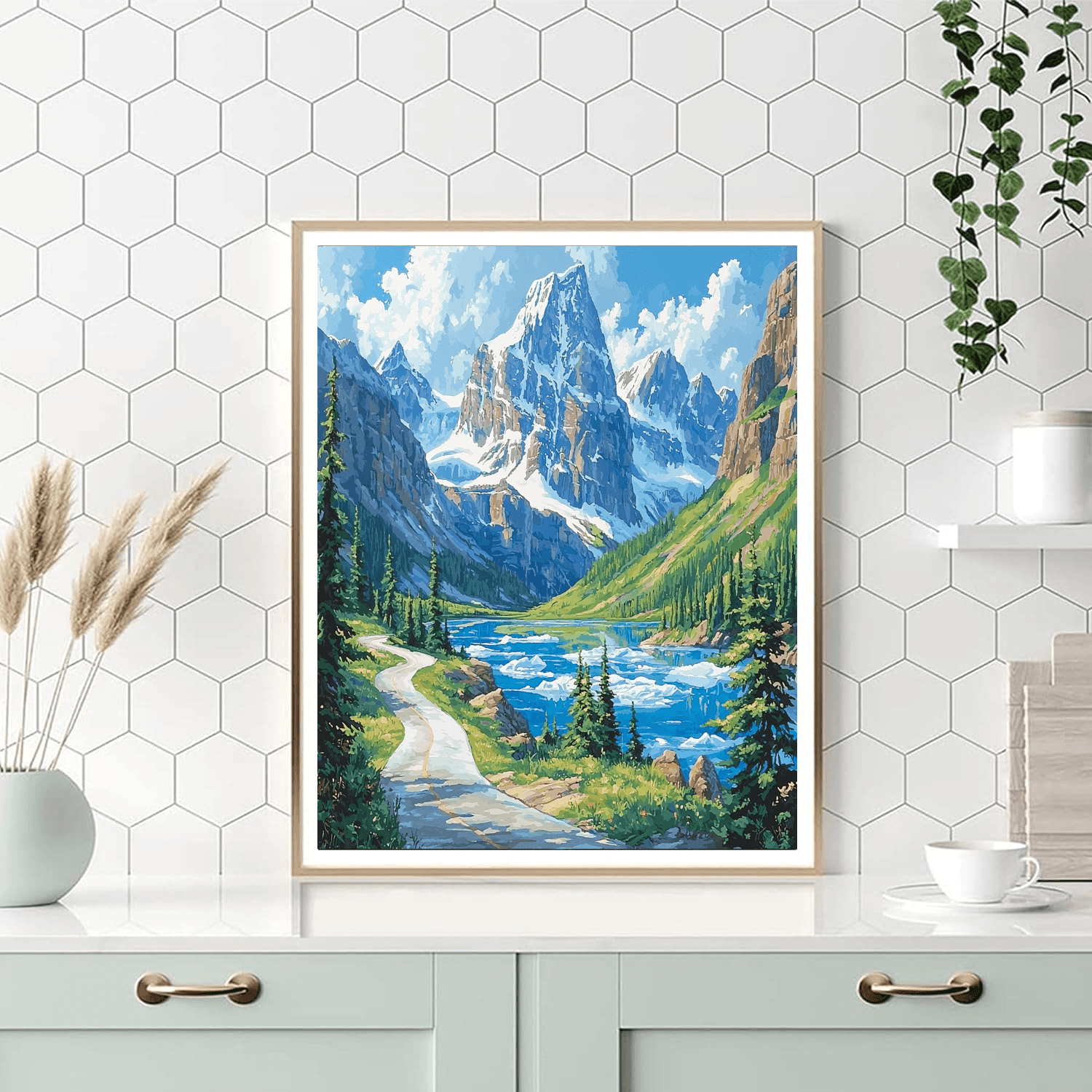 Icefields Parkway - Alberta Paint By Numbers Kits