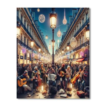 Fete De La Musique - Paris Numbered Painting Kits