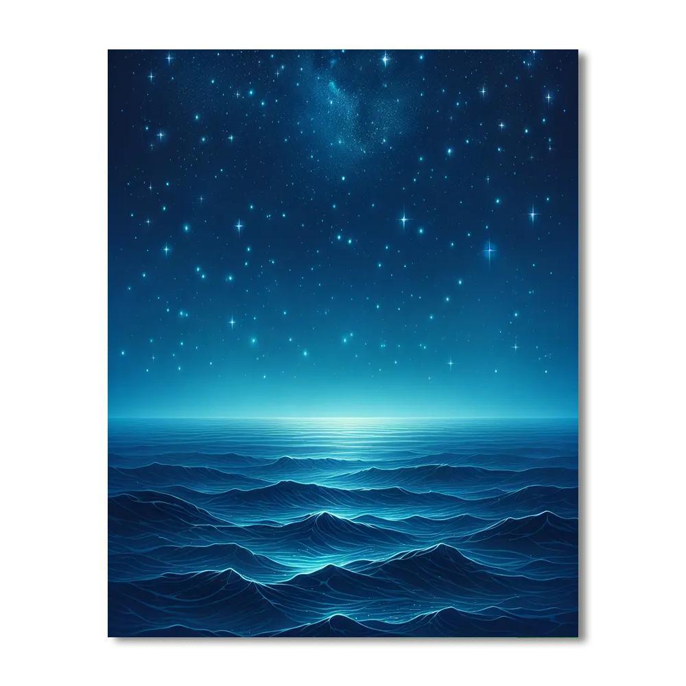Starry Sea Voyage Paint By Number