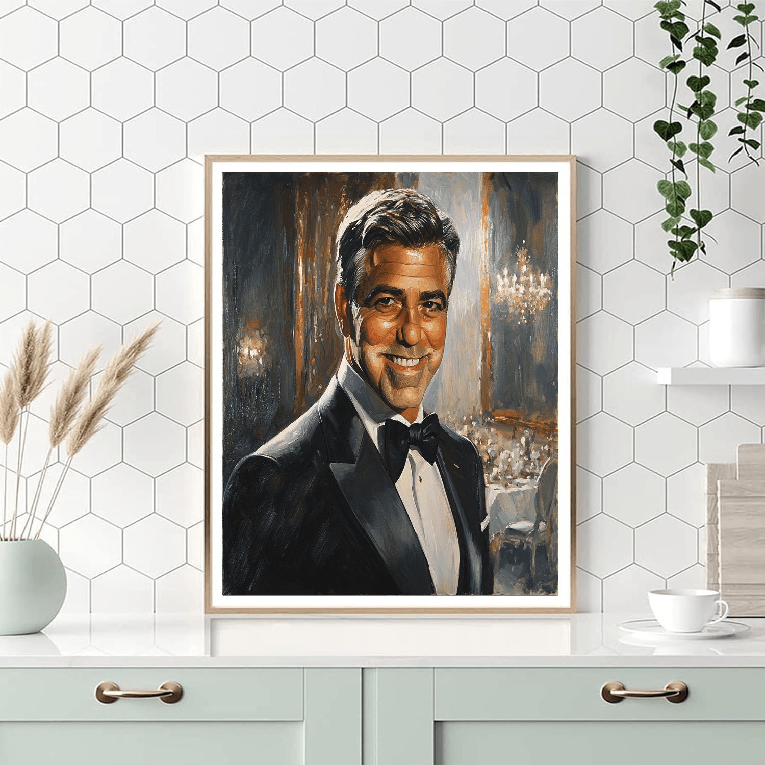George Clooney: The Classic Gentleman Of Cinema Paint By Color